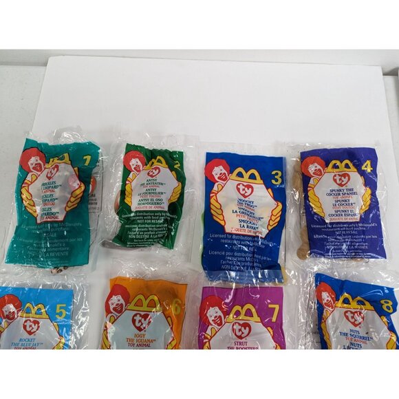 McDonald's Beanie Babies from 1999 Complete 1-12 Sealed Bags - Picture 2 of 8